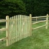 Split Rail Fence with wire mesh